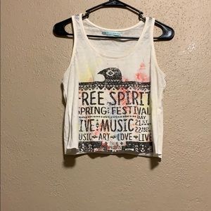 burn out tank top